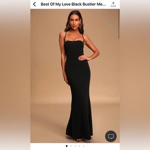 Lulus Best Of My Love Black
Bustier Mermaid Maxi Dress